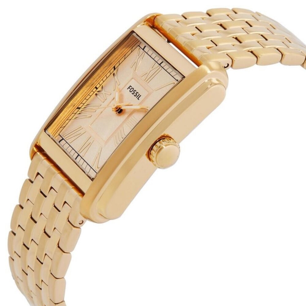 FX07014B NWT Authentic Fossil Carraway Quartz Gol… - image 2